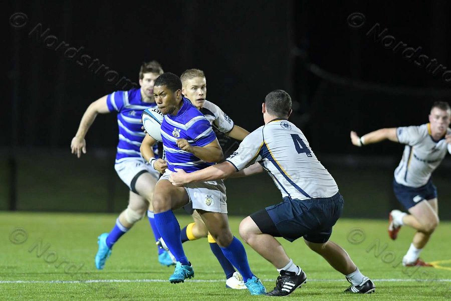 Wheaton Men\'s Rugby vs Mass Maritime.  Photo by Keith Nordstrom